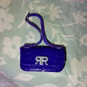 Rainbow High Croc Skin-Embossed Handbag